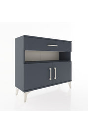 Arges Şifonyer 2 Raflı Tek Çekmeceli 2 Kapaklı 88x30x80 - S03M034V5A