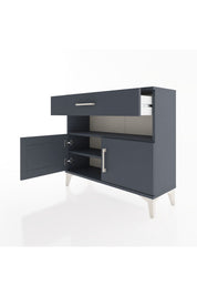 Arges Şifonyer 2 Raflı Tek Çekmeceli 2 Kapaklı 88x30x80 - S03M034V5A