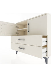 Arges Şifonyer 2 Raflı 2 Çekmeceli 2 Kapaklı 88x30x80 - S03M035V1A