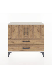 Arges Şifonyer 2 Raflı 2 Çekmeceli 2 Kapaklı 88x30x80 - S03M035V3A