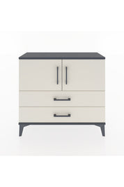 Arges Şifonyer 2 Raflı 2 Çekmeceli 2 Kapaklı 88x30x80 - S03M035V4A
