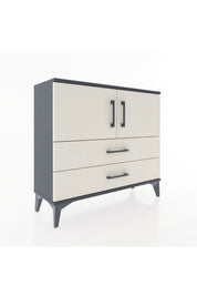 Arges Şifonyer 2 Raflı 2 Çekmeceli 2 Kapaklı 88x30x80 - S03M035V4A