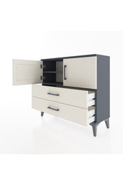Arges Şifonyer 2 Raflı 2 Çekmeceli 2 Kapaklı 88x30x80 - S03M035V4A