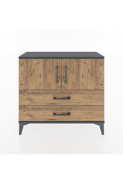 Arges Şifonyer 2 Raflı 2 Çekmeceli 2 Kapaklı 88x30x80 - S03M035V6A
