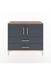 Arges Şifonyer 2 Raflı 2 Çekmeceli 2 Kapaklı 88x30x80 - S03M035V8A