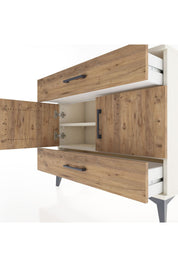 Arges Şifonyer 2 Raflı 2 Çekmeceli 2 Kapaklı 88x30x80 - S03M036V3A