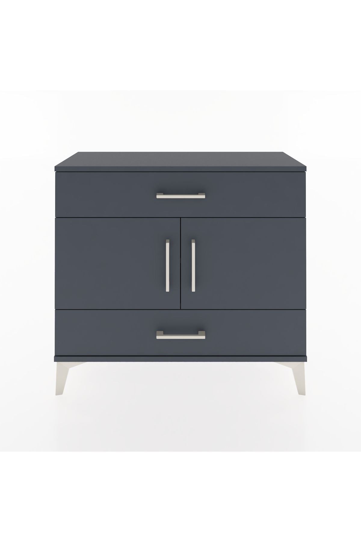 Arges Şifonyer 2 Raflı 2 Çekmeceli 2 Kapaklı 88x30x80 - S03M036V5A