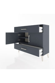 Arges Şifonyer 2 Raflı 2 Çekmeceli 2 Kapaklı 88x30x80 - S03M036V5A