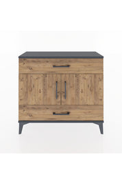 Arges Şifonyer 2 Raflı 2 Çekmeceli 2 Kapaklı 88x30x80 - S03M036V6A