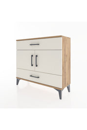 Arges Şifonyer 2 Raflı 2 Çekmeceli 2 Kapaklı 88x30x80 - S03M036V7A