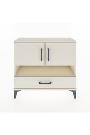 Arges Şifonyer 3 Raflı Tek Çekmeceli 2 Kapaklı 88x30x80 - S03M037V1A