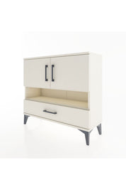 Arges Şifonyer 3 Raflı Tek Çekmeceli 2 Kapaklı 88x30x80 - S03M037V1A