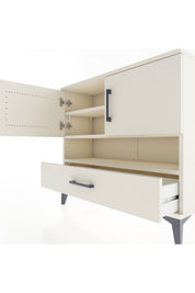 Arges Şifonyer 3 Raflı Tek Çekmeceli 2 Kapaklı 88x30x80 - S03M037V1A