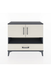 Arges Şifonyer 3 Raflı Tek Çekmeceli 2 Kapaklı 88x30x80 - S03M037V4A