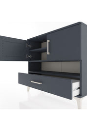 Arges Şifonyer 3 Raflı Tek Çekmeceli 2 Kapaklı 88x30x80 - S03M037V5A