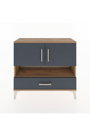 Arges Şifonyer 3 Raflı Tek Çekmeceli 2 Kapaklı 88x30x80 - S03M037V8A