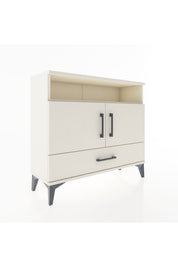 Arges Şifonyer 3 Raflı Tek Çekmeceli 2 Kapaklı 88x30x80 - S03M038V1A