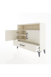 Arges Şifonyer 3 Raflı Tek Çekmeceli 2 Kapaklı 88x30x80 - S03M038V1A