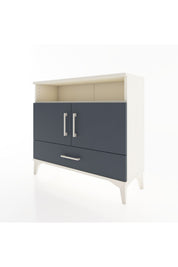 Arges Şifonyer 3 Raflı Tek Çekmeceli 2 Kapaklı 88x30x80 - S03M038V2A