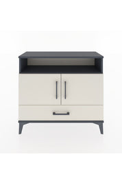 Arges Şifonyer 3 Raflı Tek Çekmeceli 2 Kapaklı 88x30x80 - S03M038V4A