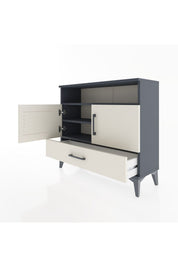 Arges Şifonyer 3 Raflı Tek Çekmeceli 2 Kapaklı 88x30x80 - S03M038V4A