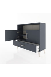 Arges Şifonyer 3 Raflı Tek Çekmeceli 2 Kapaklı 88x30x80 - S03M038V5A