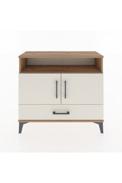 Arges Şifonyer 3 Raflı Tek Çekmeceli 2 Kapaklı 88x30x80 - S03M038V7A