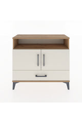 Arges Şifonyer 3 Raflı Tek Çekmeceli 2 Kapaklı 88x30x80