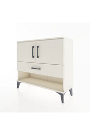 Arges Şifonyer 2 Raflı Tek Çekmeceli 2 Kapaklı 88x30x80 - S03M039V1A