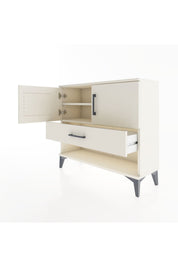 Arges Şifonyer 2 Raflı Tek Çekmeceli 2 Kapaklı 88x30x80 - S03M039V1A