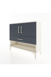 Arges Şifonyer 2 Raflı Tek Çekmeceli 2 Kapaklı 88x30x80 - S03M039V2A