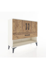 Arges Şifonyer 2 Raflı Tek Çekmeceli 2 Kapaklı 88x30x80 - S03M039V3A