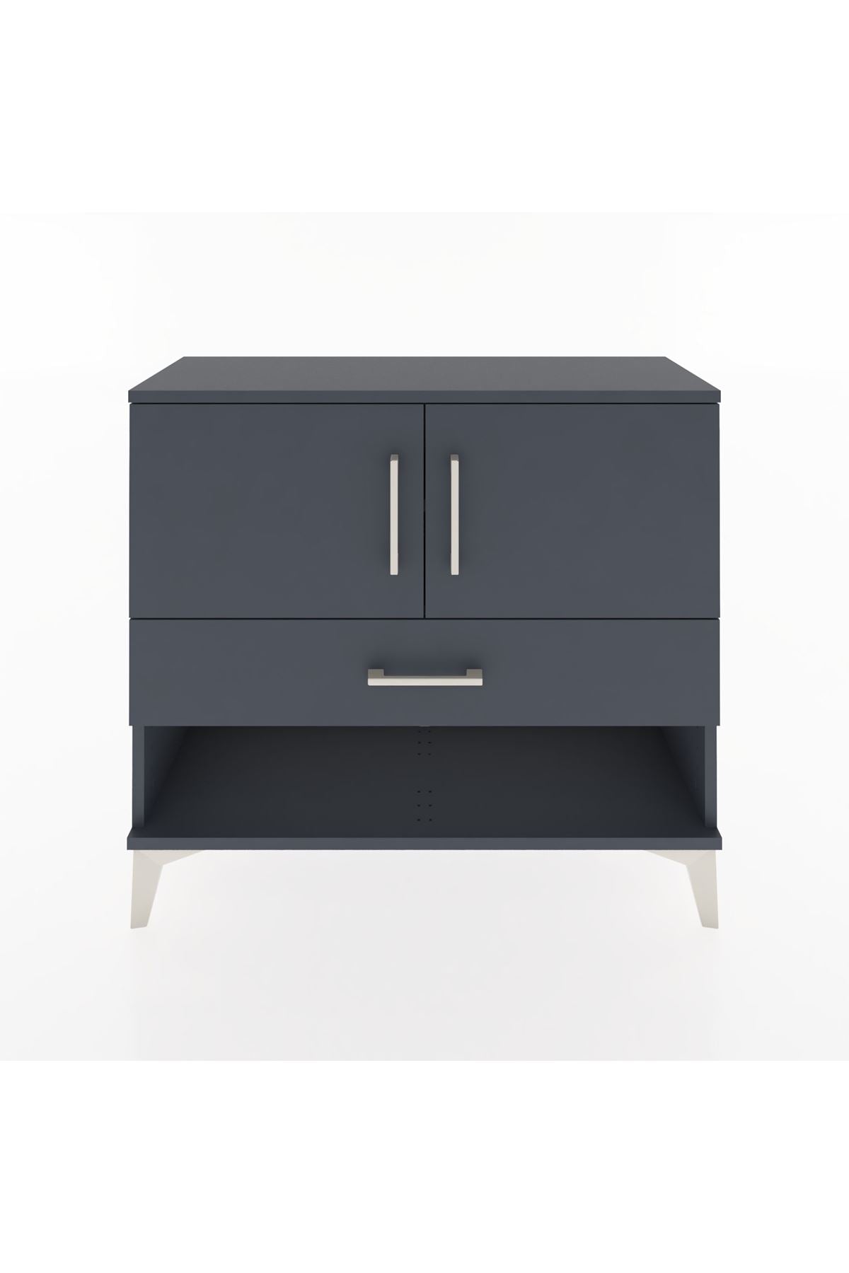 Arges Şifonyer 2 Raflı Tek Çekmeceli 2 Kapaklı 88x30x80 - S03M039V5A