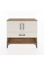Arges Şifonyer 2 Raflı Tek Çekmeceli 2 Kapaklı 88x30x80 - S03M039V7A