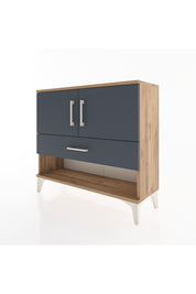 Arges Şifonyer 2 Raflı Tek Çekmeceli 2 Kapaklı 88x30x80 - S03M039V8A