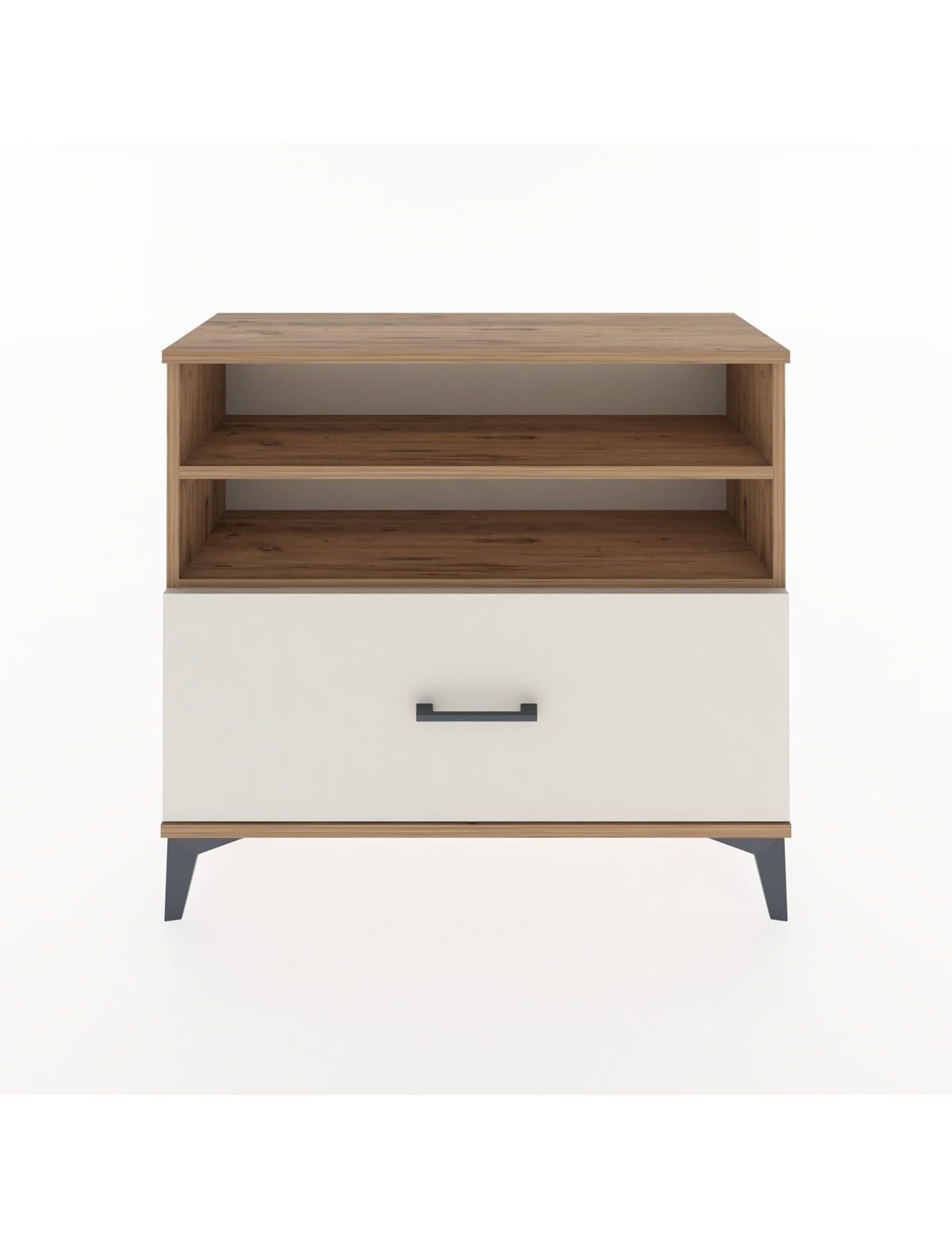 Arges Şifonyer 2 Raflı Tek Çekmeceli 88x30x80 - S03M013V7A