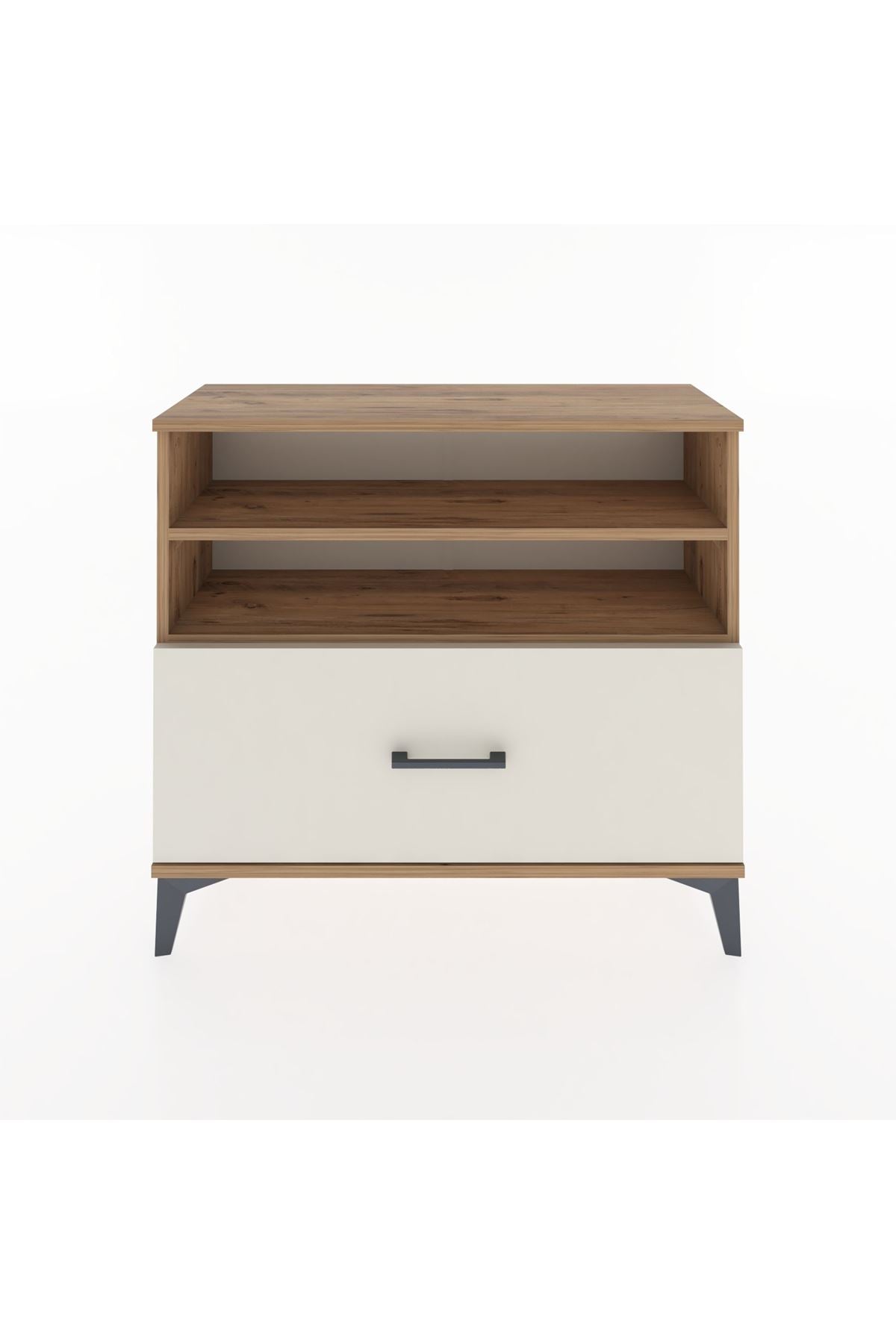 Arges Şifonyer 2 Raflı Tek Çekmeceli 88x30x80 - S03M013V7A