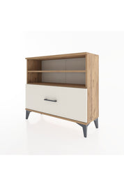 Arges Şifonyer 2 Raflı Tek Çekmeceli 88x30x80 - S03M013V7A