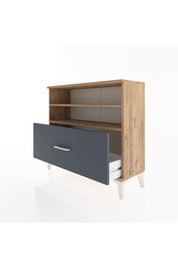 Arges Şifonyer 2 Raflı Tek Çekmeceli 88x30x80 - S03M013V8A