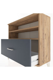 Arges Şifonyer 2 Raflı Tek Çekmeceli 88x30x80 - S03M013V8A