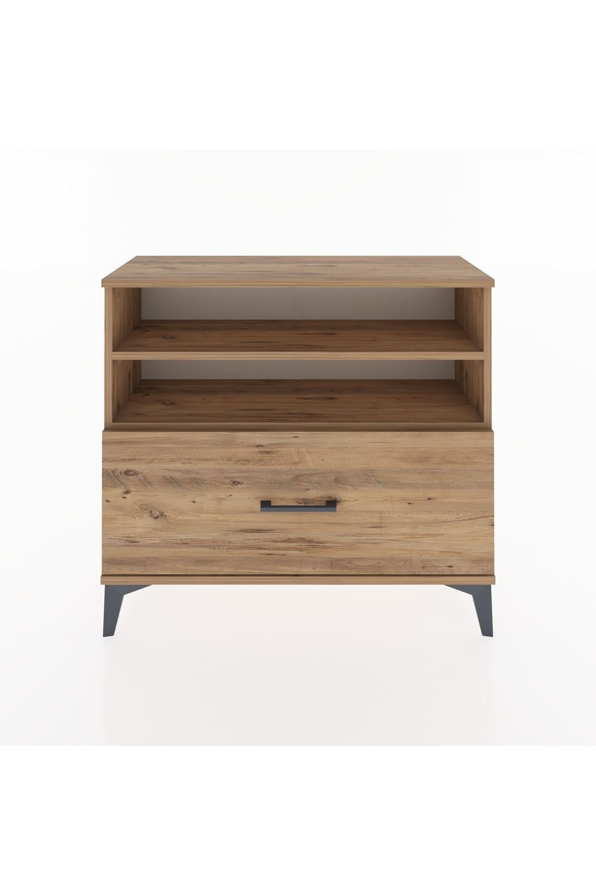 Arges Şifonyer 2 Raflı Tek Çekmeceli 88x30x80 - S03M013V9A