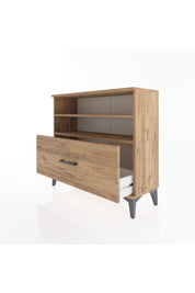 Arges Şifonyer 2 Raflı Tek Çekmeceli 88x30x80 - S03M013V9A