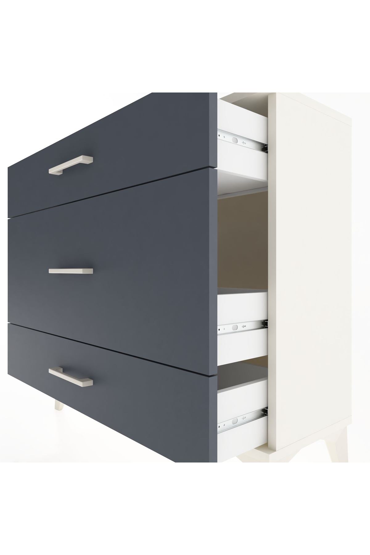 Arges Şifonyer 3 Çekmeceli 88x30x80 - S03M014V2A