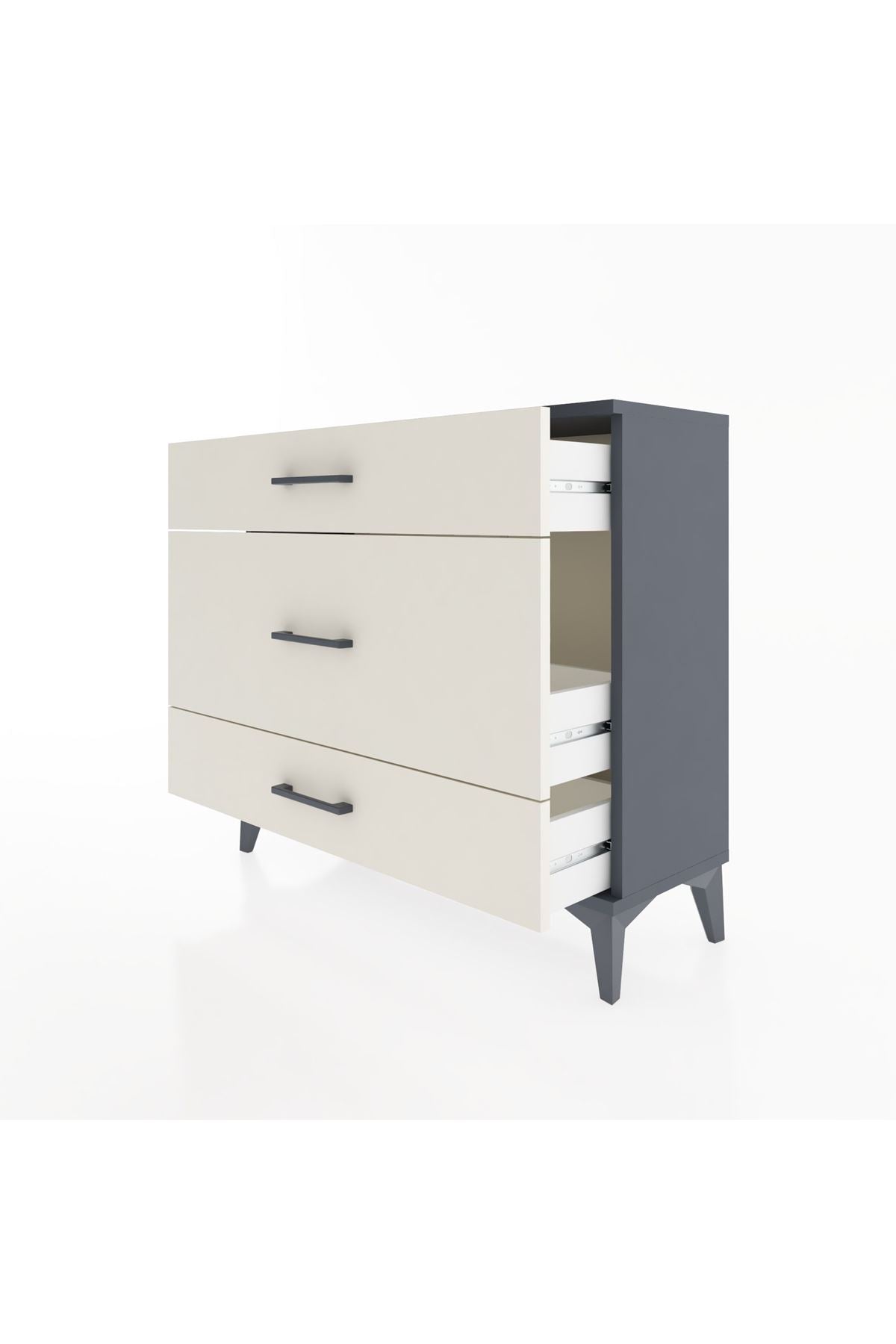 Arges Şifonyer 3 Çekmeceli 88x30x80 - S03M014V4A