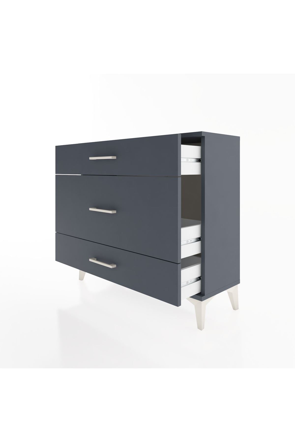 Arges Şifonyer 3 Çekmeceli 88x30x80 - S03M014V5A