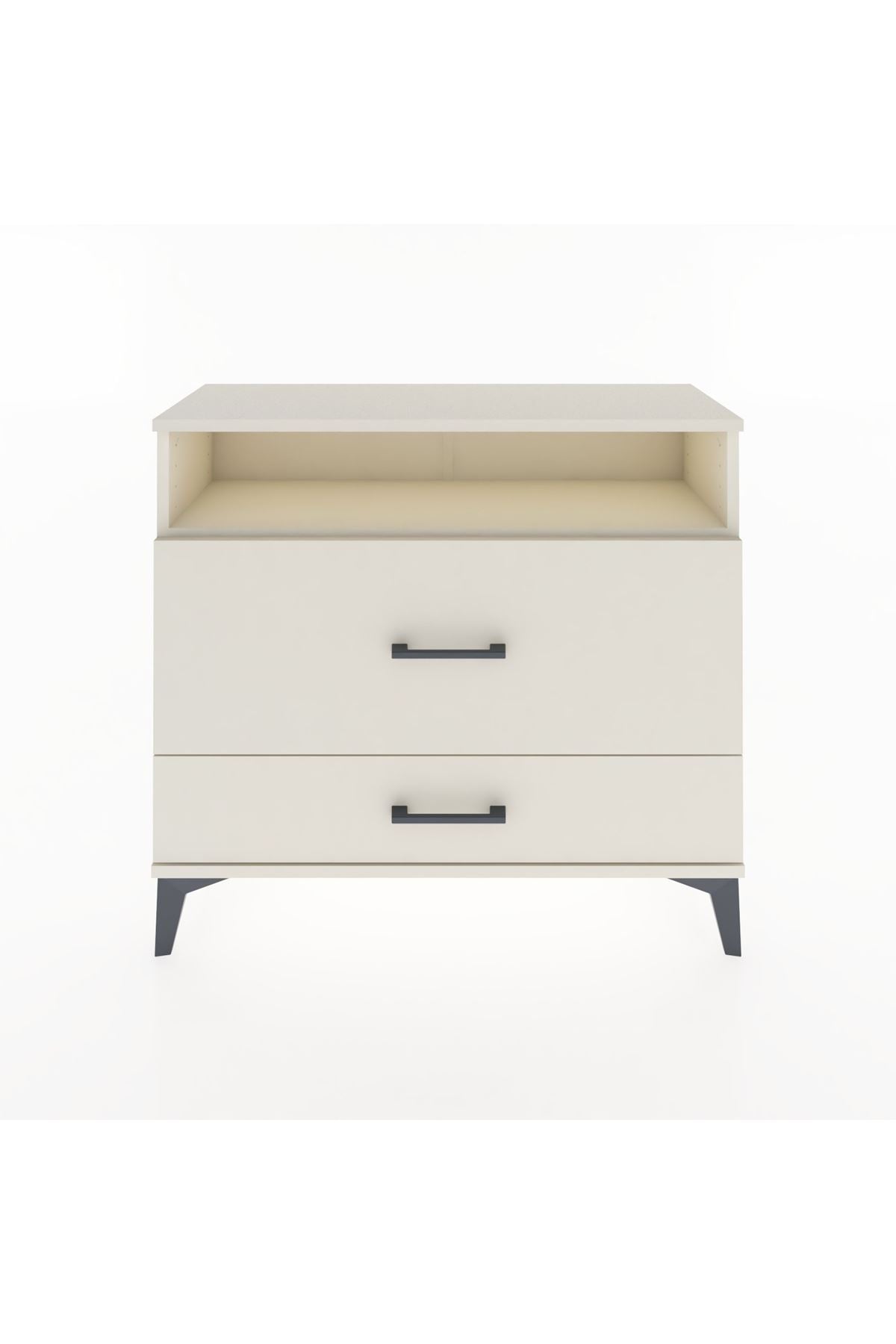 Arges Şifonyer Tek Raflı 2 Çekmeceli 88x30x80 - S03M015V1A