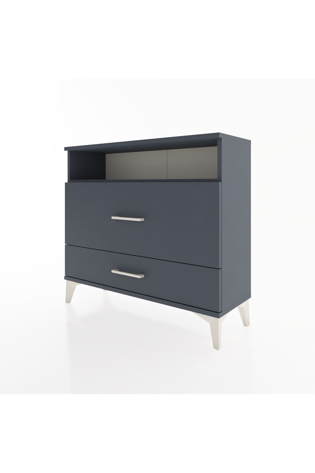 Arges Şifonyer Tek Raflı 2 Çekmeceli 88x30x80 - S03M015V5A