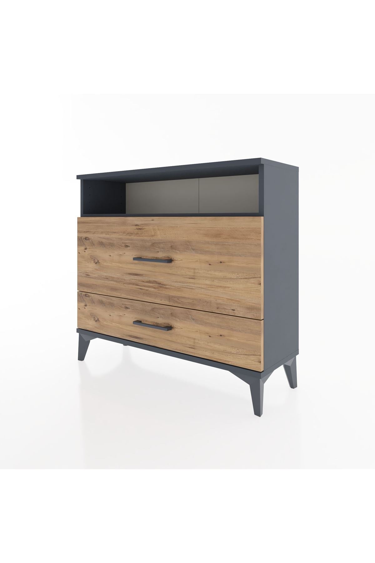 Arges Şifonyer Tek Raflı 2 Çekmeceli 88x30x80 - S03M015V6A