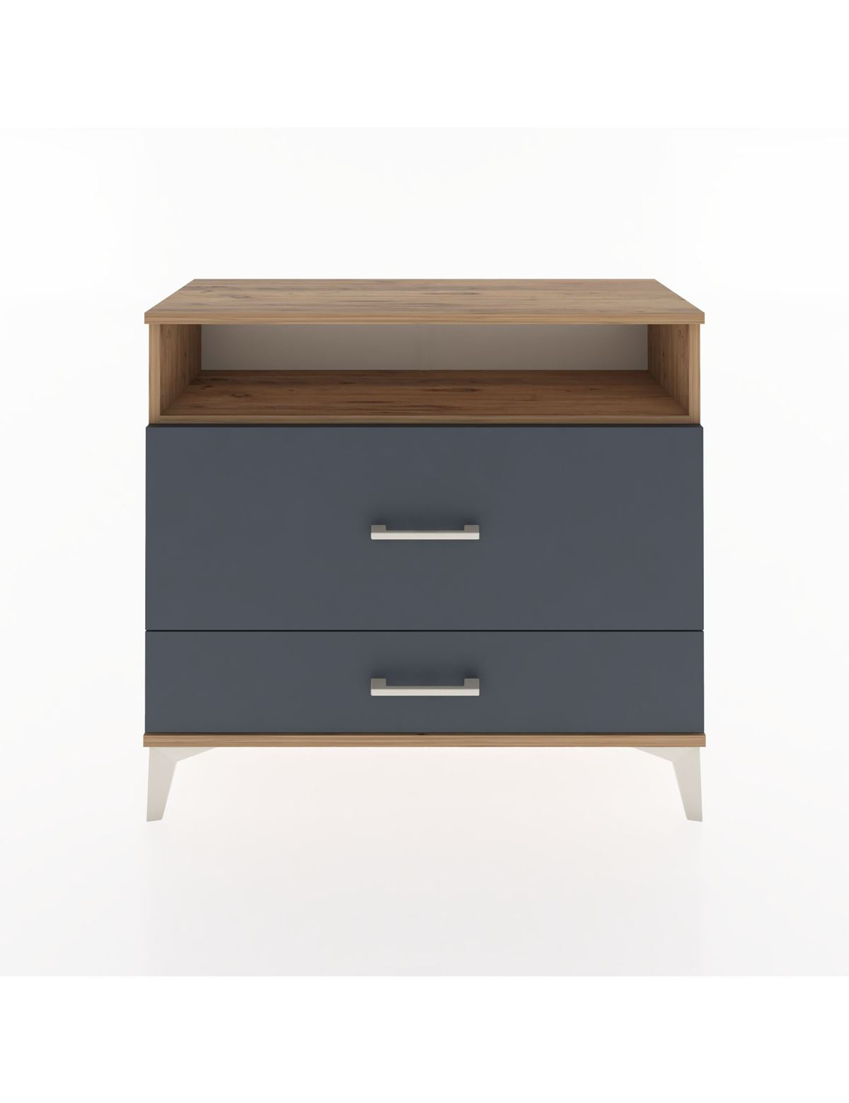 Arges Şifonyer Tek Raflı 2 Çekmeceli 88x30x80 - S03M015V8A
