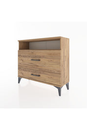Arges Şifonyer Tek Raflı 2 Çekmeceli 88x30x80 - S03M015V9A